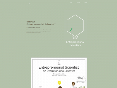 entrepreneurialscientists.com snapshot