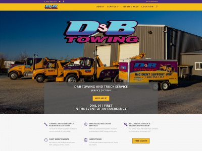 dandbtowing.com snapshot