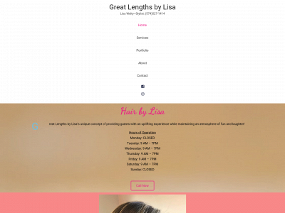 greatlengthsbylisa.com snapshot