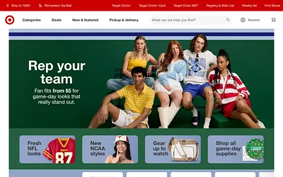 target.com snapshot