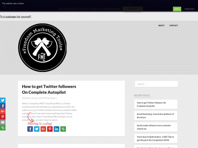 freedommarketingtools.com snapshot