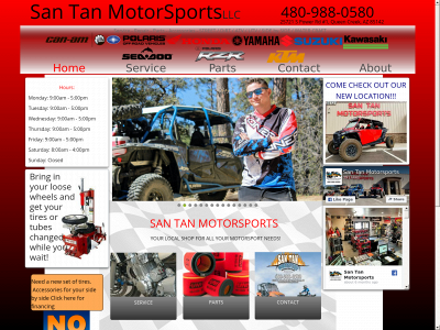 santanmotorsports.com snapshot
