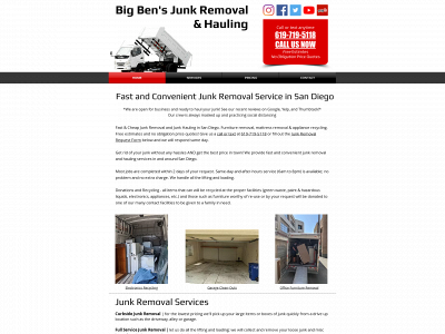 bigbensjunk.com snapshot