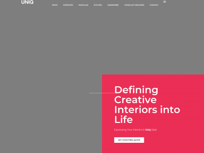 uniqhomeinteriors.com snapshot