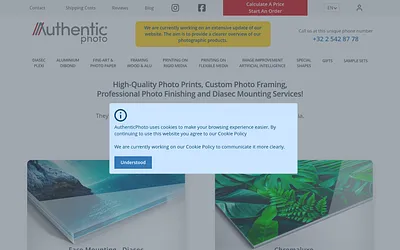 authenticphoto.website snapshot