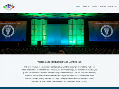 flashbackstagelighting.com snapshot