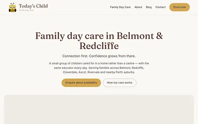 todayschild.com.au snapshot