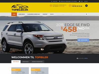 topbiler.dk snapshot