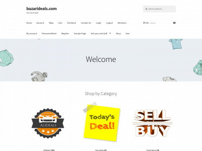 bazarideals.com snapshot
