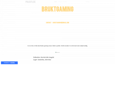 www.pulkutleie.no snapshot