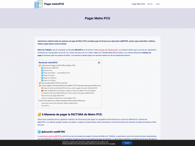 pagarmetropcs.com snapshot