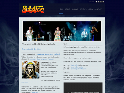 www.solsticewebsite.com snapshot