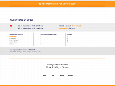 speelschemaoranje.nl snapshot