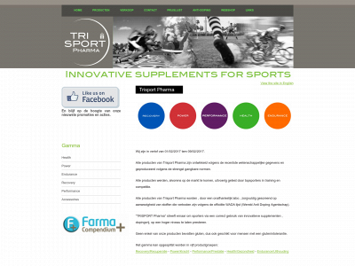 trisportpharma.be snapshot