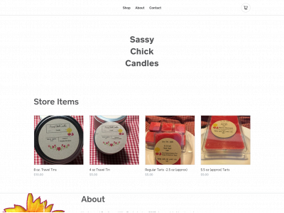 www.sassychickcandles.com snapshot