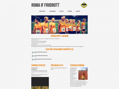 romafriidrott.se snapshot