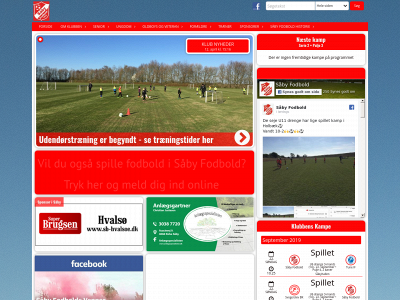 saaby-fodbold.dk snapshot