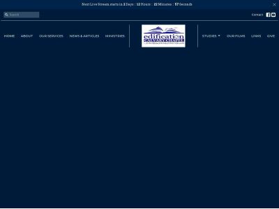 edificationcalvarychapel.com snapshot