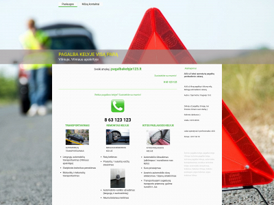 pagalbakelyje123.lt snapshot