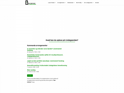 kulturstedetlindegaarden.dk snapshot