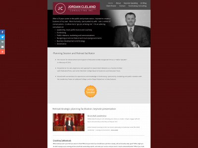 jordanclelandconsulting.com snapshot