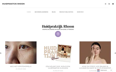 huidpraktijkrhoon.nl snapshot
