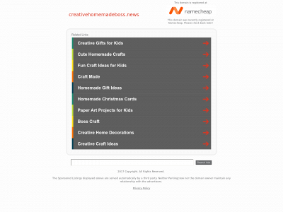 creativehomemadeboss.news snapshot