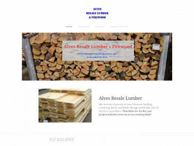 www.alvesresalelumber.com snapshot