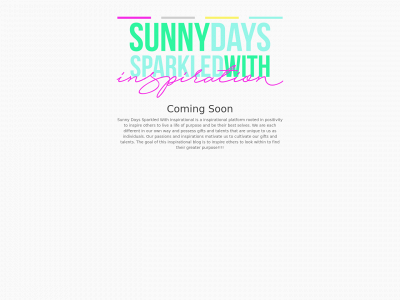 sunnydayssparkledwithinspiration.com snapshot