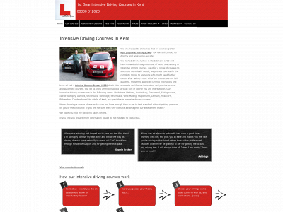 1stgearintensivecourses.co.uk snapshot