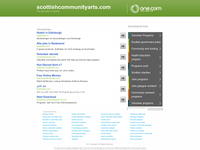 scottishcommunityarts.com snapshot