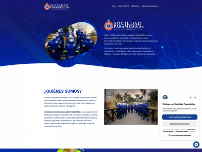 sociedadparamedica.com snapshot