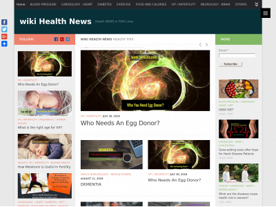 wikihealthnews.com snapshot