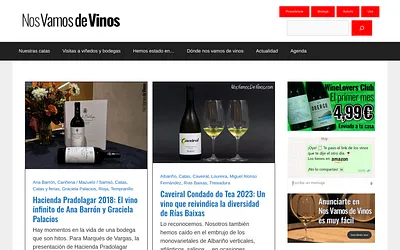 nosvamosdevinos.com snapshot