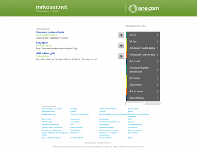 mrkosar.net snapshot