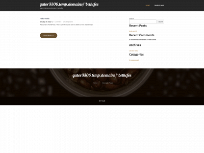 bethcoffee.com snapshot
