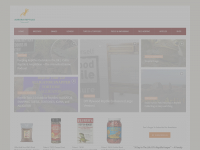 aurorareptiles.com snapshot