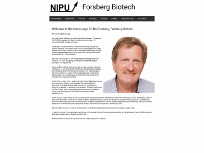 forsbergbiotech.se snapshot