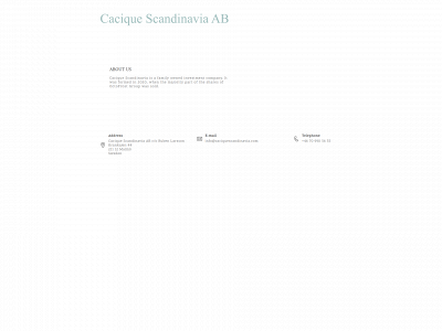 caciquescandinavia.com snapshot