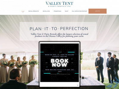 valleytentandpartyrentals.ca snapshot