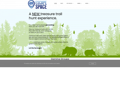 escape-space.com snapshot