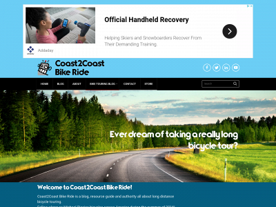 coast2coastbikeride.com snapshot