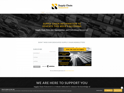 supplychaintomorrow.com snapshot
