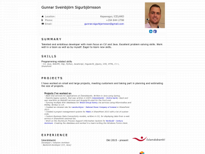 gunnarsv.com snapshot