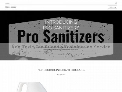 www.prosanitizers.com snapshot