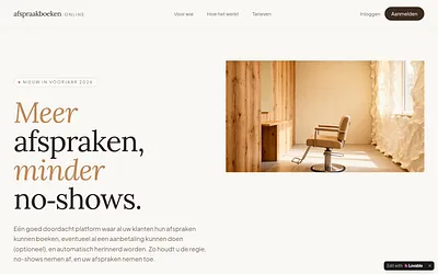 afspraakboeken.online snapshot