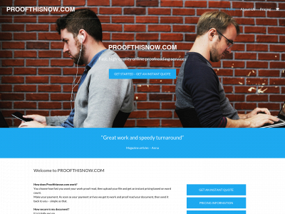 proofthisnow.com snapshot