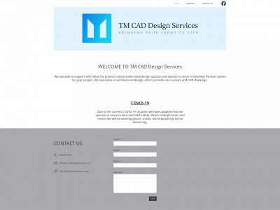 tmcaddesignservices.co.uk snapshot