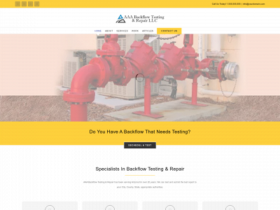 aaabackflowtesting.com snapshot
