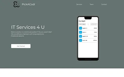 pickacodi.com snapshot